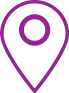 Purple circular logo with a white double-decker bus icon inside.