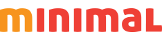 Logo with red and orange letters spelling 'indimaj'.